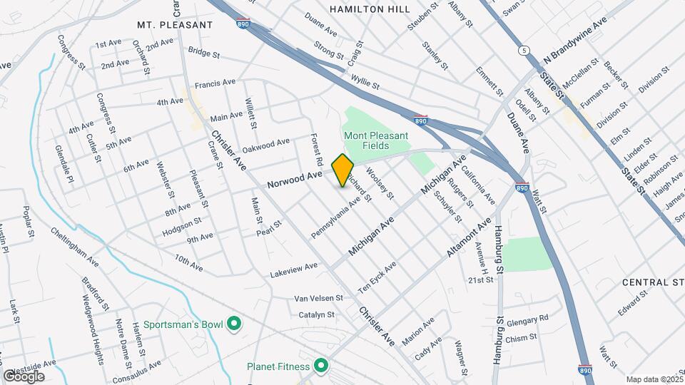 1369 Santa Fe St Map and Location Details