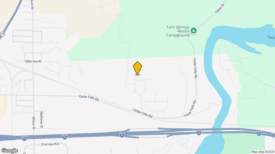 2622 Ridgewood St Map and Location Details