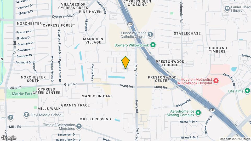 13611 Palmer Springs Dr Map and Location Details