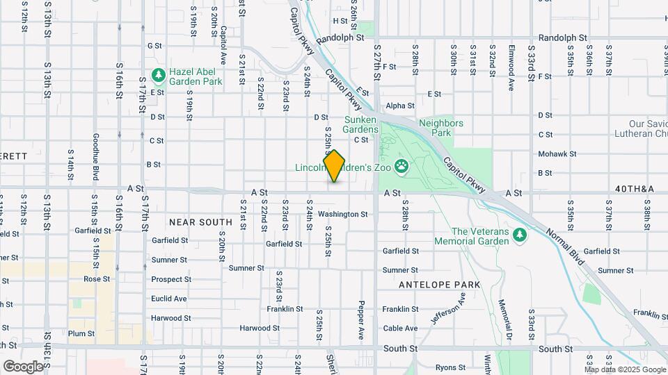1336 S 25th St Mapa y Detalles de la Ubicación
