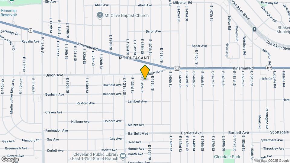 3525 E 135th St-Unit -Down Map and Location Details
