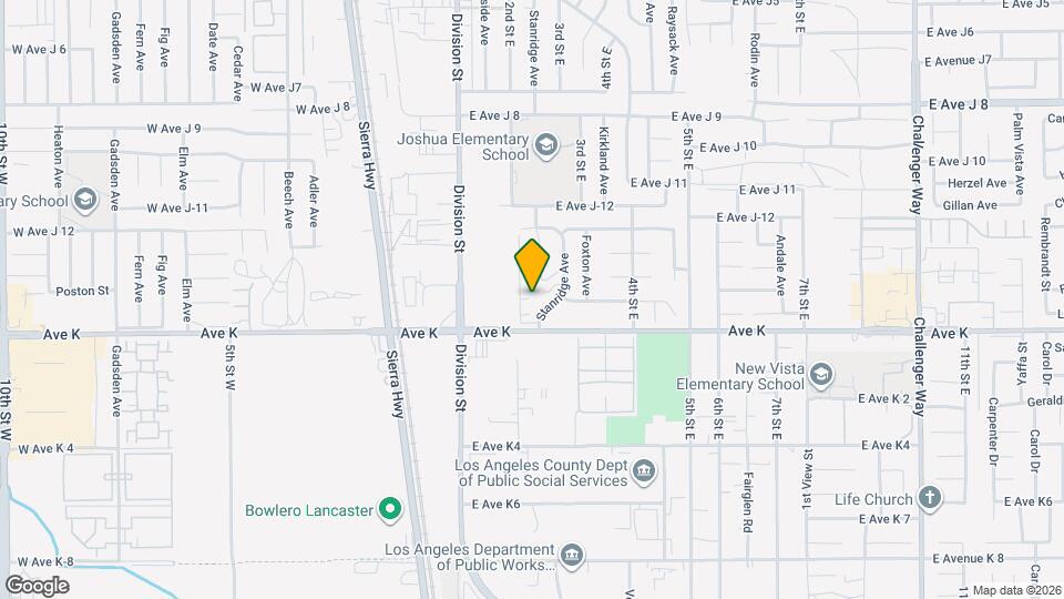 43615 Stanridge Ave Map and Location Details
