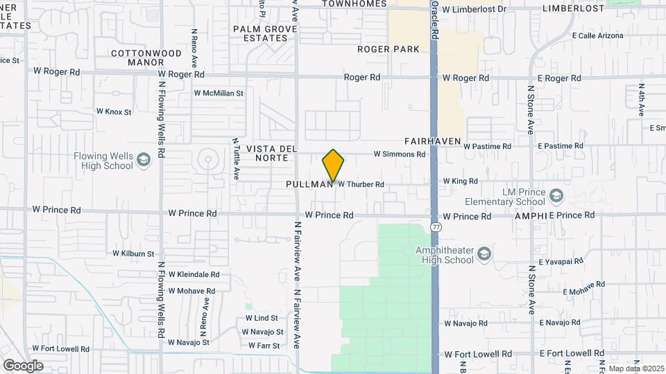 719 W Thurber Rd Mapa y Detalles de la Ubicación