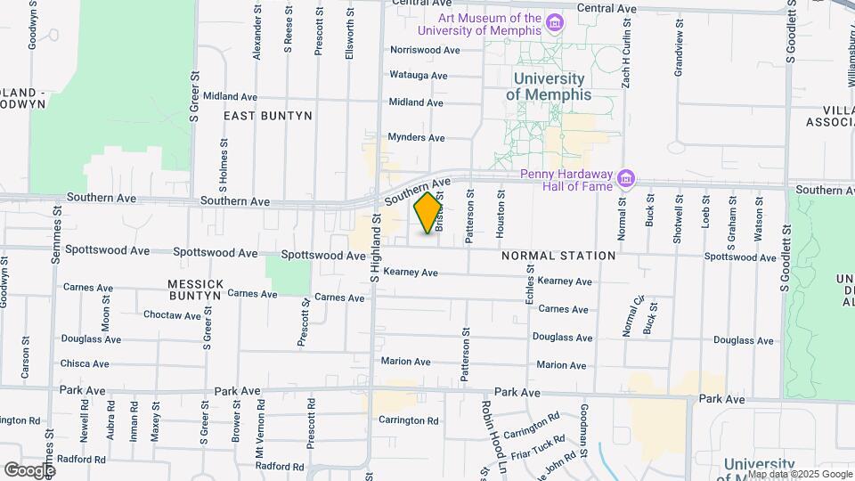 3570 Spottswood Ave Map and Location Details