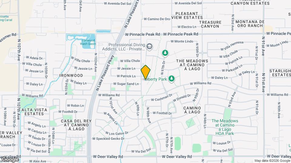 22848 N 98th Dr Map and Location Details