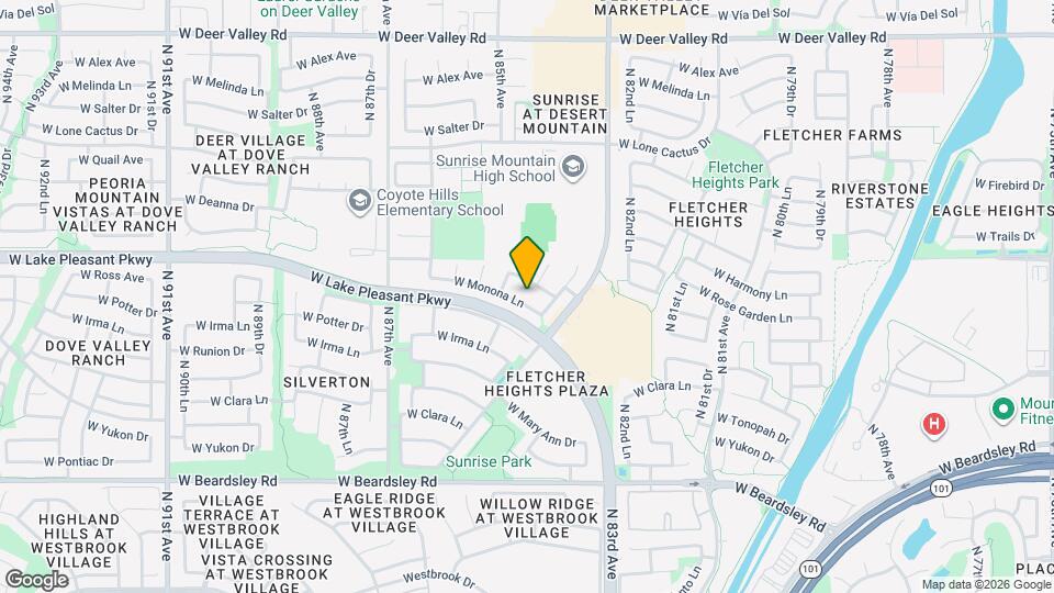 8478 W Monona Ln Map and Location Details