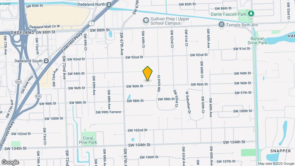 6401 SW 96th St Map and Location Details