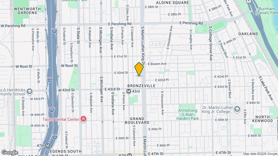 4218 S King Dr Map and Location Details