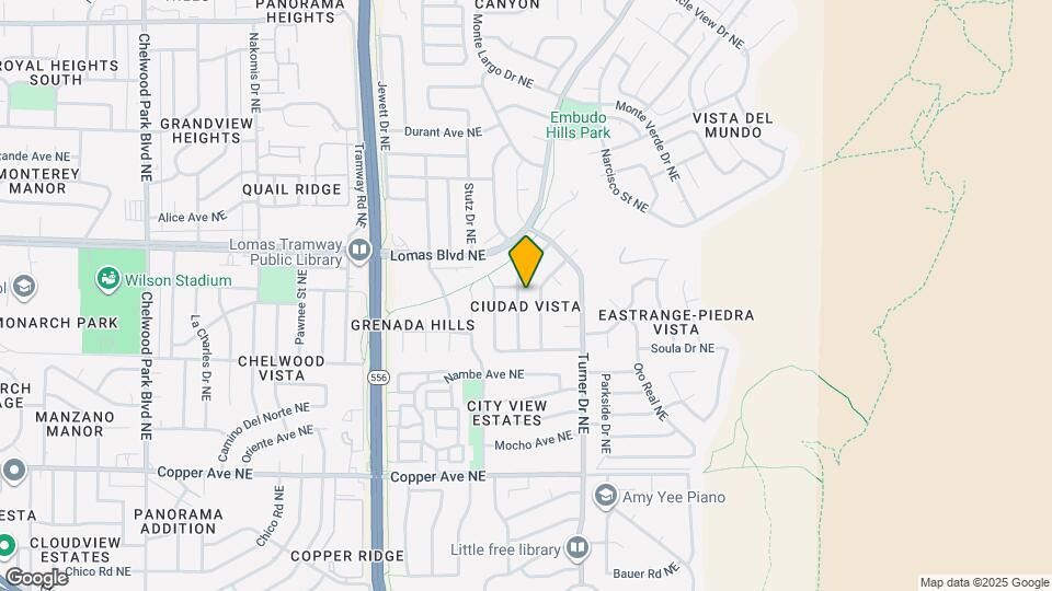 1048 Monte Largo Dr NE Map and Location Details