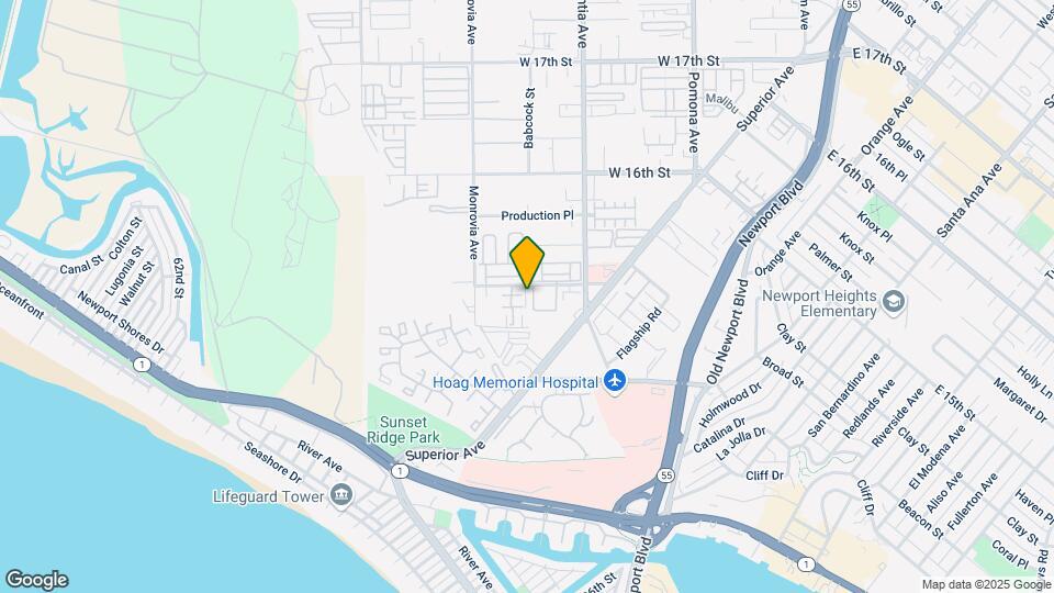 Seashore Apartments Map and Location Details