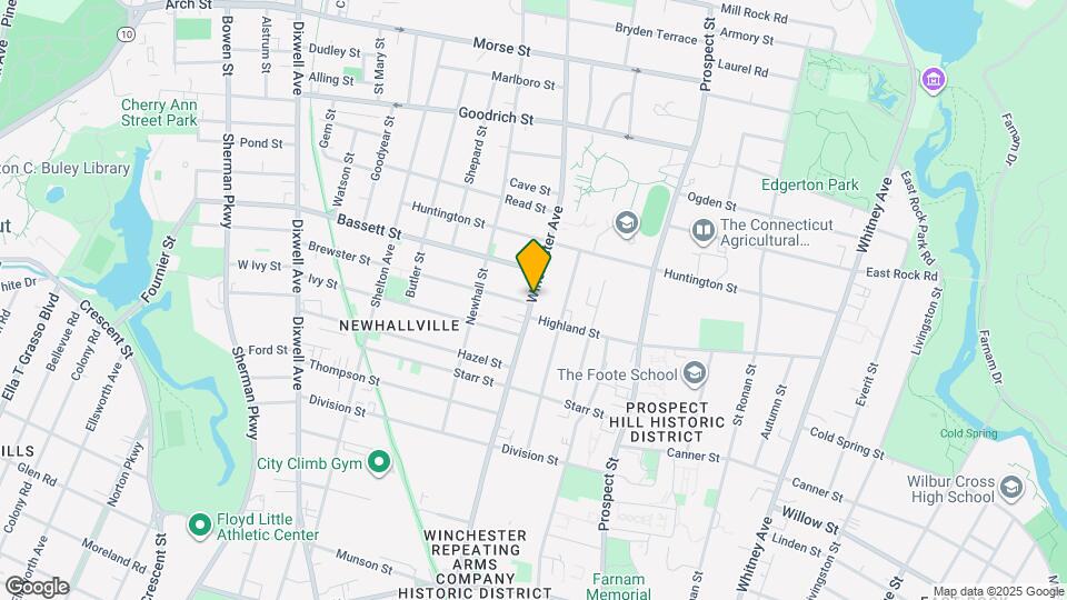 689 Winchester Ave Map and Location Details