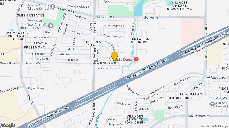 10911 River Oaks Dr Map and Location Details
