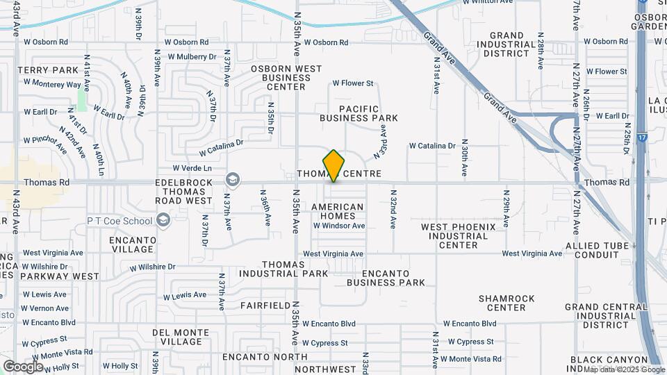 3349 W Thomas Rd Map and Location Details