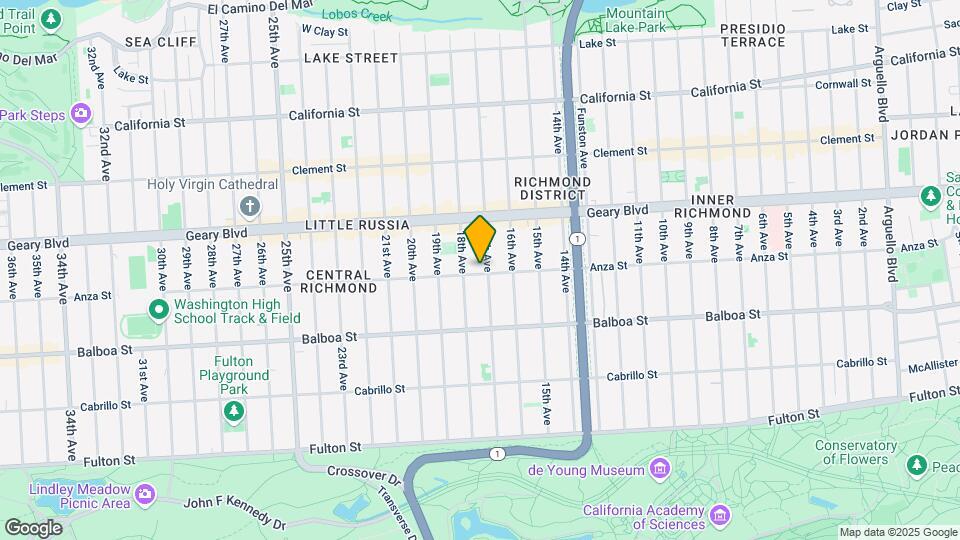 2620 Anza St Map and Location Details