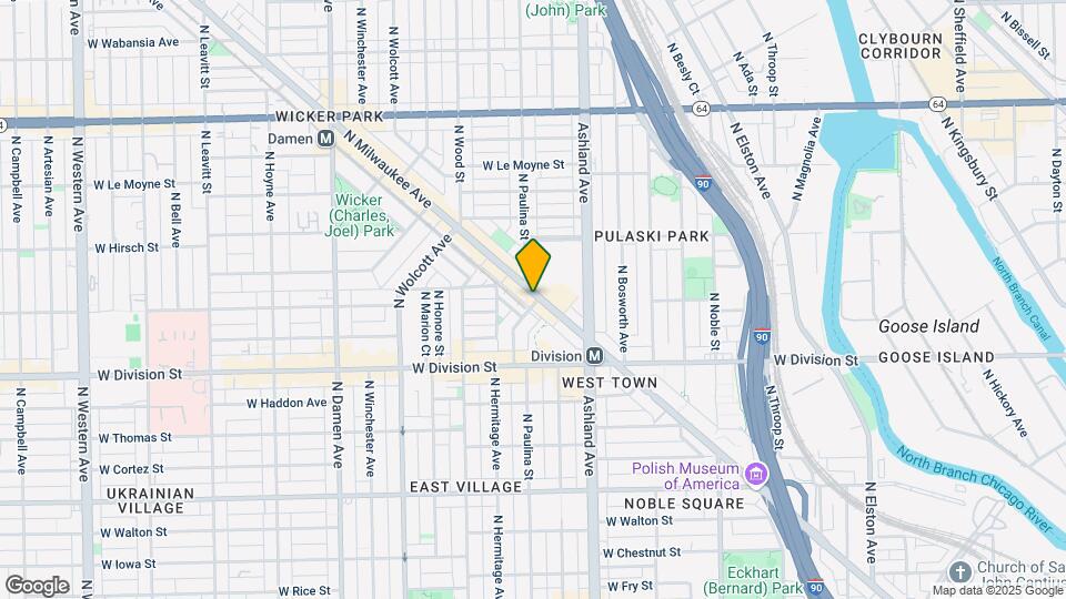 1300 N Milwaukee Ave Mapa y Detalles de la Ubicación