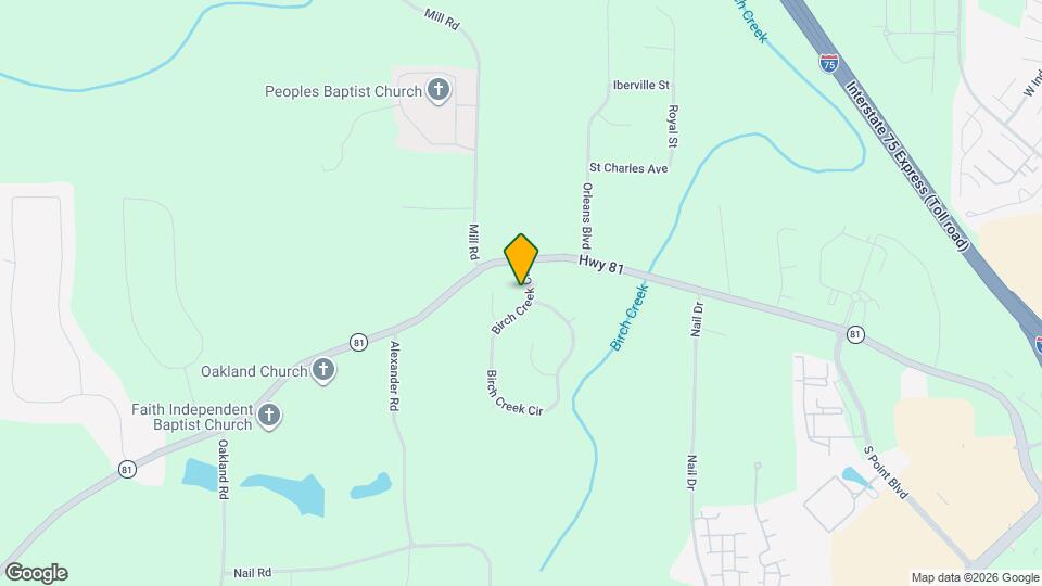 125 Birch Creek Cir Map and Location Details
