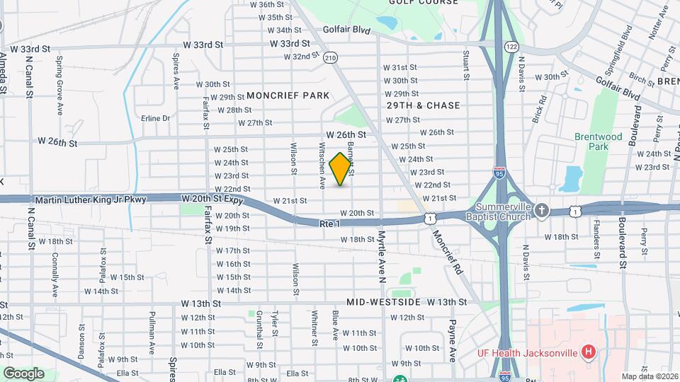 1426 W 22nd St Mapa y Detalles de la Ubicación
