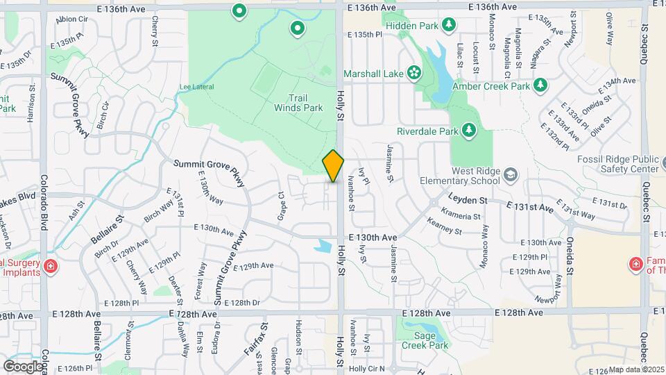 13295 Holly St Map and Location Details