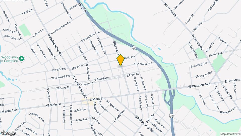 124 Stiles Ave Map and Location Details