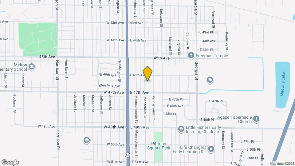 4639 Connecticut St Map and Location Details