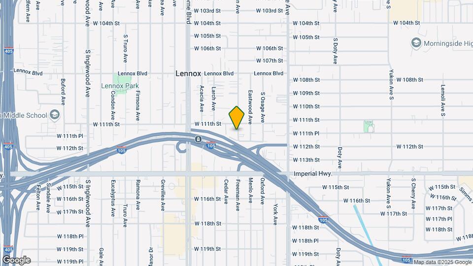 11123 S Freeman Ave Map and Location Details
