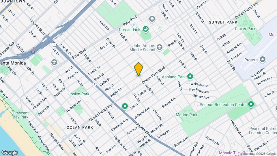 2502 Euclid St Mapa y Detalles de la Ubicación