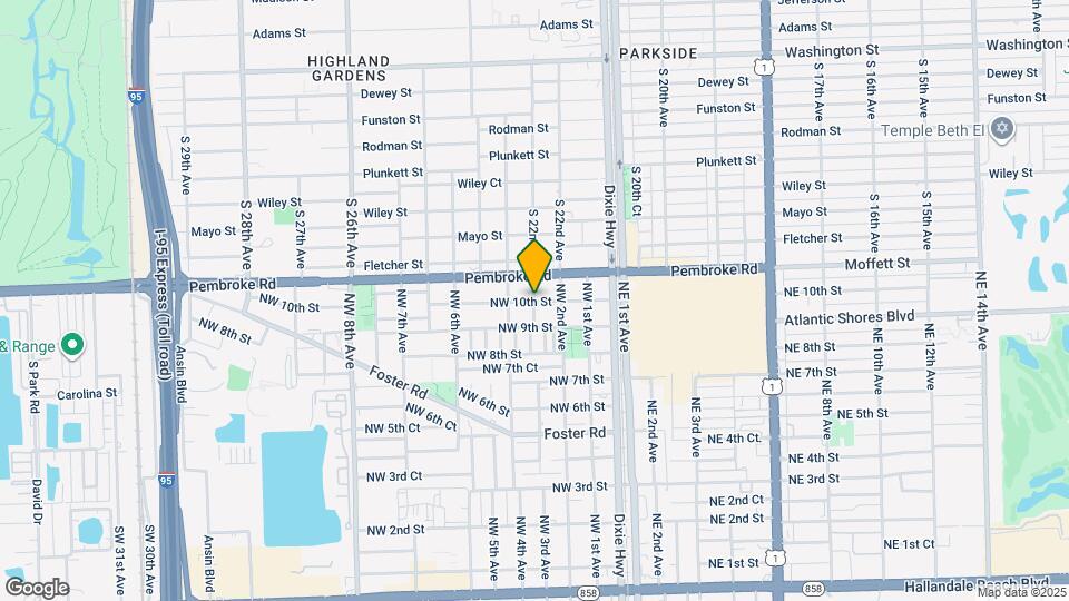 1004 NW 3rd Ave Map and Location Details