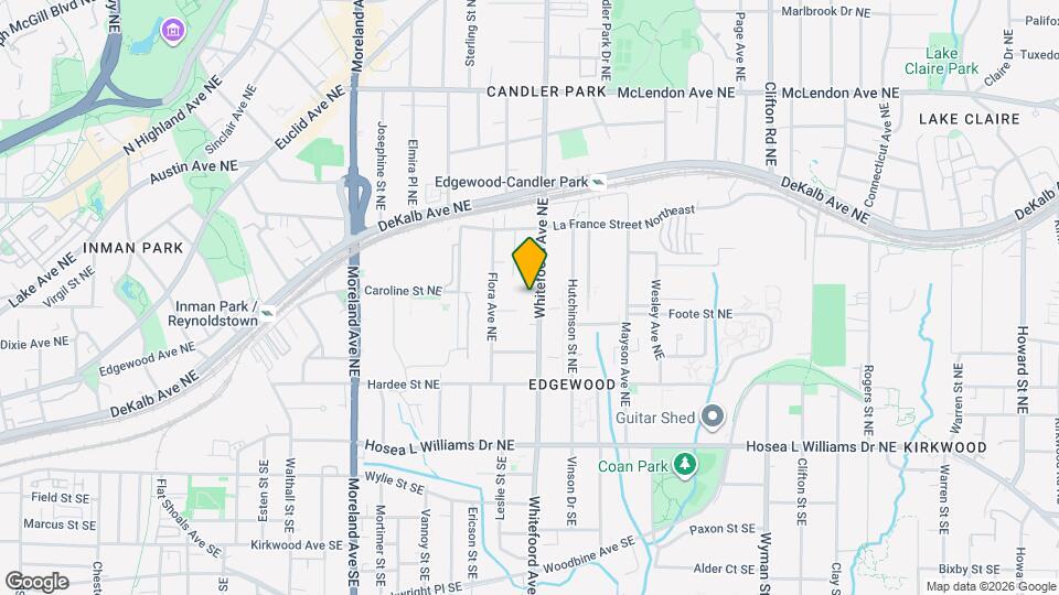 168 Whitefoord Ave NE Map and Location Details
