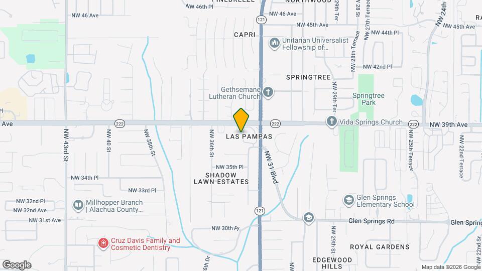 3504 NW 37th Ave Mapa y Detalles de la Ubicación