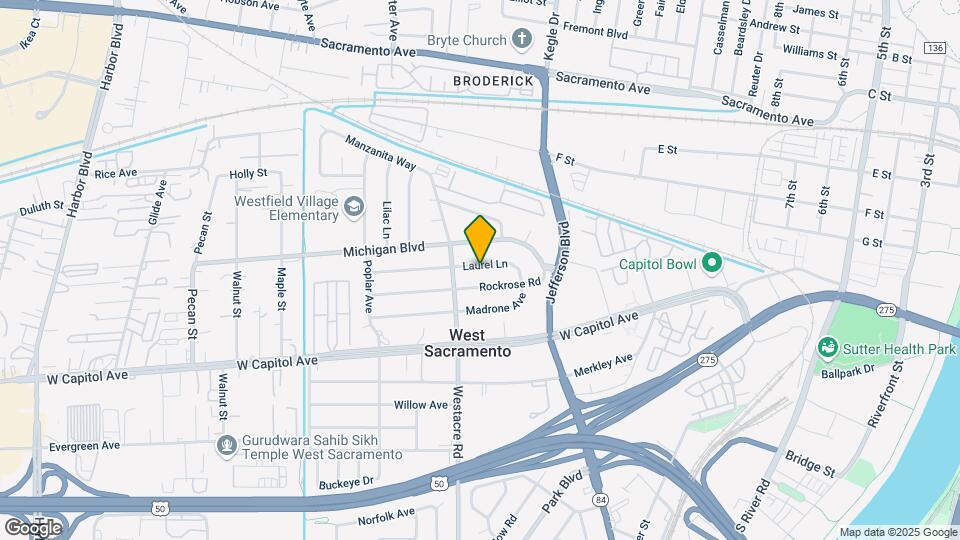 1605 Laurel Ln Map and Location Details