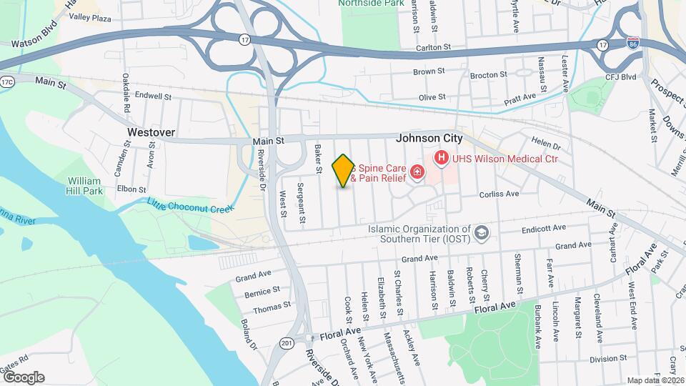 71 Crocker Ave Map and Location Details