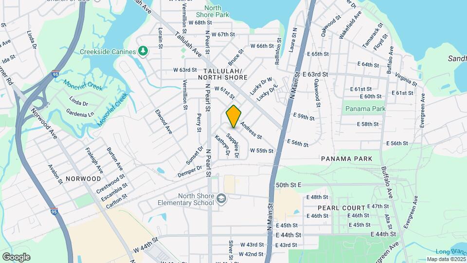 6590 Sunset Dr Map and Location Details