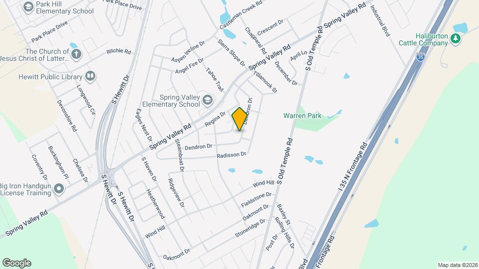 1125 Dendron Dr Map and Location Details