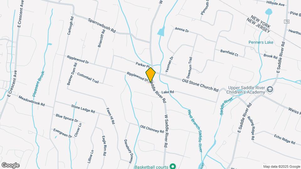 489 W Saddle River Rd Map and Location Details