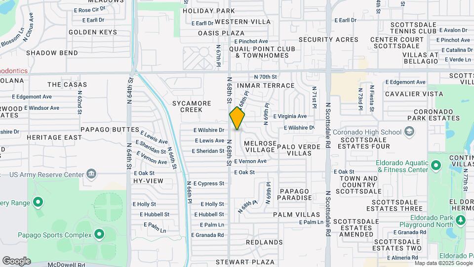 2530 N 68th Pl Map and Location Details
