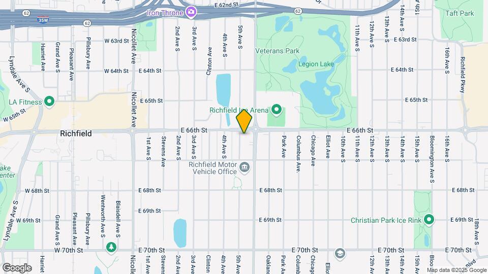 6601 5th Ave S Map and Location Details