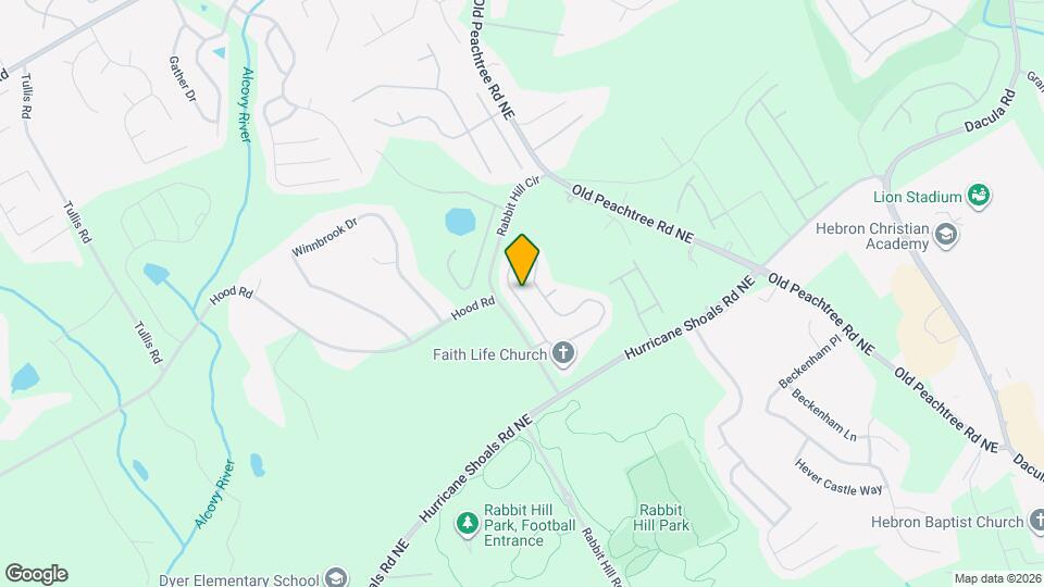 2007 Peach Shoals Cir Mapa y Detalles de la Ubicación