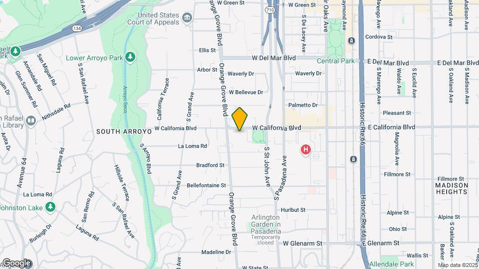 California West Apartments Mapa y Detalles de la Ubicación