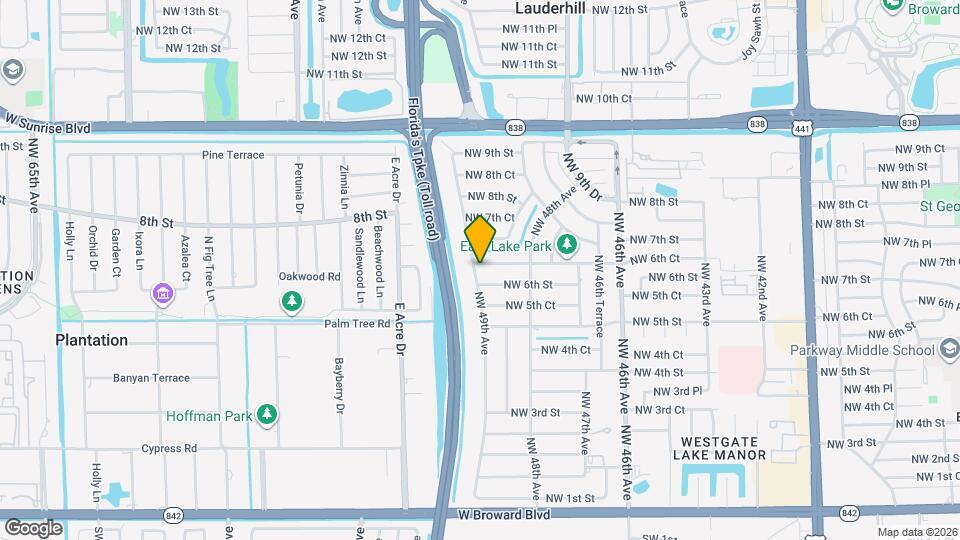 4896 NW 6th Ct Mapa y Detalles de la Ubicación