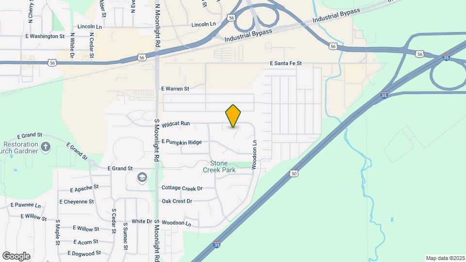 312 Ghost Creek Ln Map and Location Details
