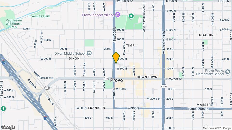 Provo Four Plex Map and Location Details