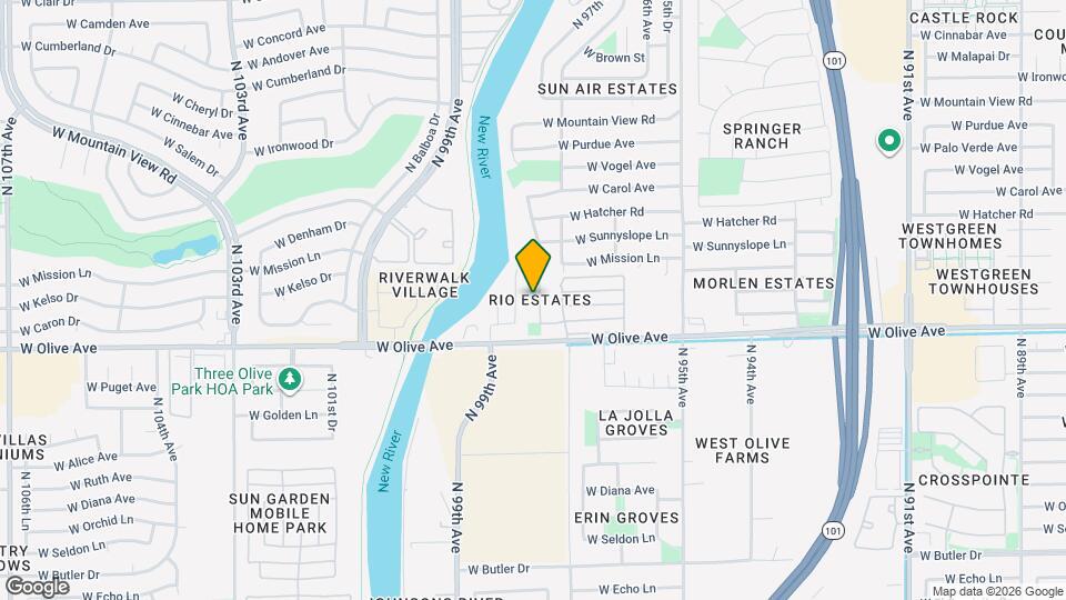 9096 N 97th Dr Map and Location Details