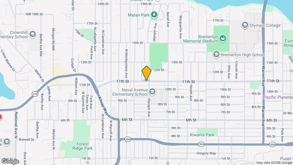 2307 11th St Map and Location Details