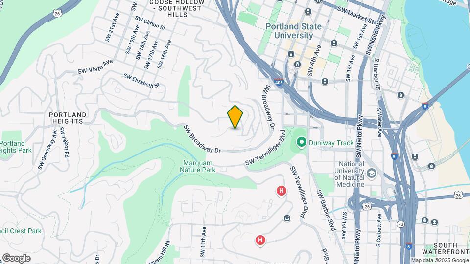 934 SW Tangent St Map and Location Details