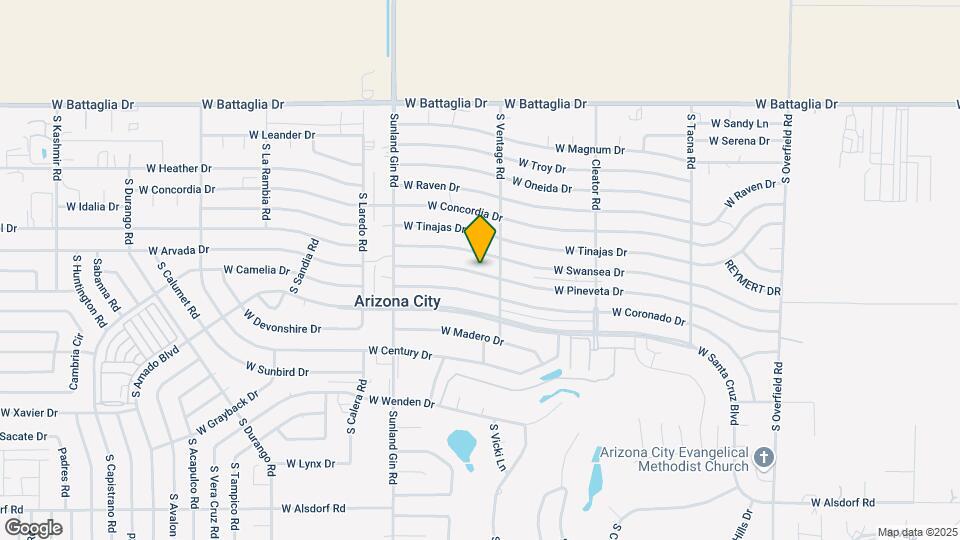 9254 W Pineveta Dr Map and Location Details