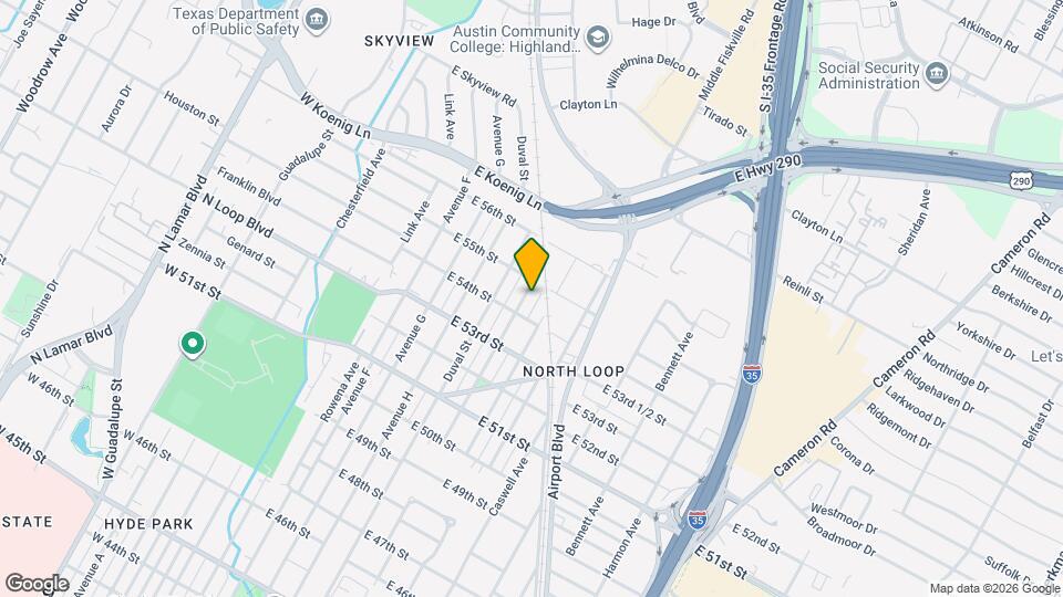 5409 Evans Ave Map and Location Details