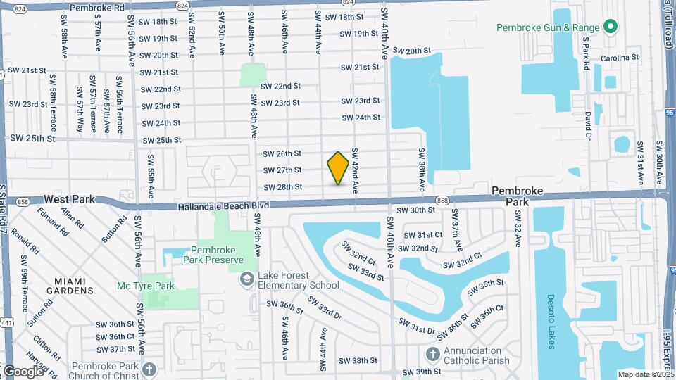 4300 SW 28th St Map and Location Details