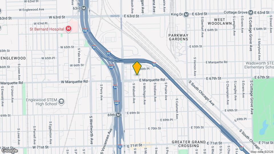 6660 S Michigan Ave Map and Location Details