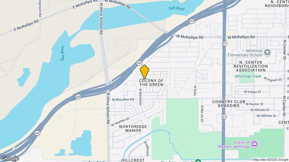 1713 N Markdale Map and Location Details