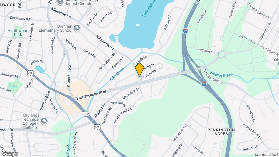 4559 Oxford Rd Map and Location Details